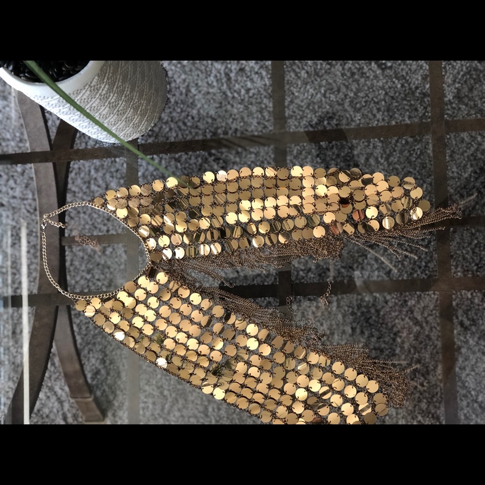 Gold Chain Jewelry/Top